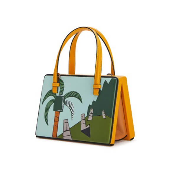 [ ロエベ] ポスタルバッグ 偽物 スモール イースター クラシックカーフ A693W85X03